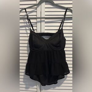 Elegant Black Women's Top